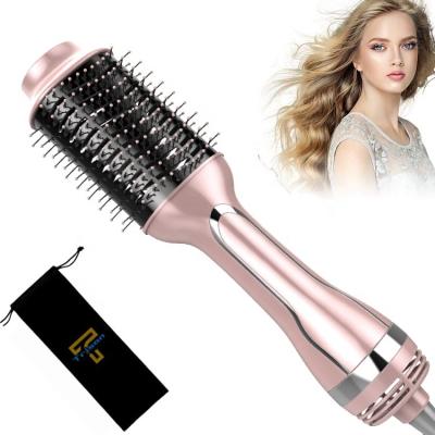 China One Step Hair Dryer Brush Volumizer Hair Straightener Hair Straightener Comb Ion Blow Dryer Professional Electric Ion Blow Dryer Airbrush for sale