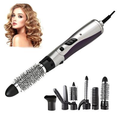 China OEM ODM Ionic Magic Hair Wrap Styler 6 in 1 Professional Hair Dryer One Setp Hot Air Comb Hair Straightener Curling Styling Tool Kit for sale