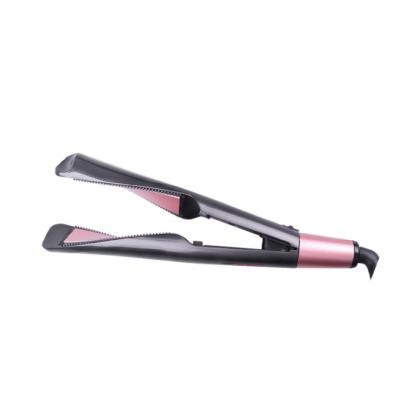 China Portable Curling Wand 2 in 1 Hair Straightener and Hair Curler Iron LCD Display Interchangeable Hair Curler Set Logo Customized Flat Iron Diffuse for sale