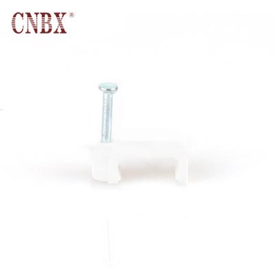 China Widely used in sling CNBX Wire Round Electric Wire Rope Circle 7mm Plastic Holder High Quality Cable Clamp for sale