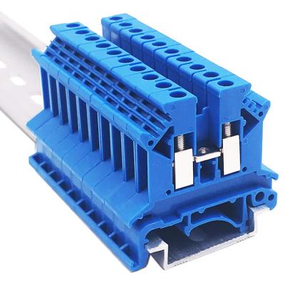 China Wire connecting waterproof CNBX factory price UK din rail srew plastic electrical clamp terminal block for sale