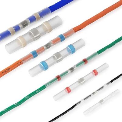 China Wire Connecting CNBX Electrical Cable Waterproof Wire Insulated Splices Heat To Shrink Solder Joint Wire Connectors Set for sale