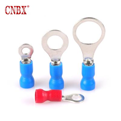 China 19A CNBX High Quality Colorful Series RV Clip Electrical Cable Hook Wire Ferrule Brass Plastic Cable Ring Terminal for sale