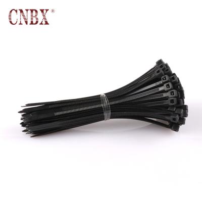 China CNBX High Quality Flame-Retardant Black Auto Nylon Cable Tie for sale