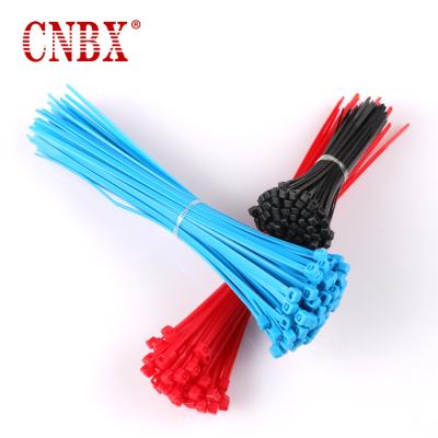 China CNBX Whole Sale Colored Black White Plastic Nylon Printing Cable Tie Flame-retardant for sale