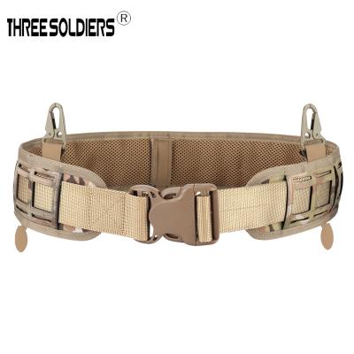 China Outdoor Sports Belts Wholesale Nylon Tactical Belt Molle Wide Belt Molle System Duty Belt Wide Belt Men 1000D Adjustable Training Belt Support for sale