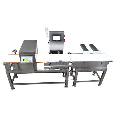 China Competitive Combo Sensitivity Adjustment Weight Checker Metal Detector Food Packing Line Latest Quality Inspecting Equipment for sale