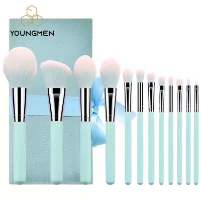 China Angular Blush Basic Synthetic Hair Makeup Brushes for sale