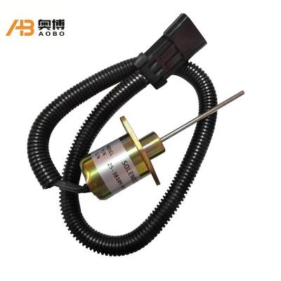 China Kubota engine 12V fuel cut off stop solenoid 25-38109-05Z 1503ES-12A5SUC9SCC28 used for kubota for sale