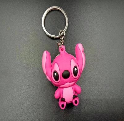 China Popular 3D Dot PVC Key Rings Keychain Fashion Gifts Mixed Rubber Toys Gift Key Chain Key Chain KG727 for sale