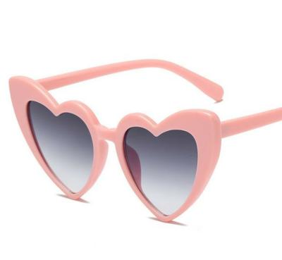 China Festival Women Girl Party Love Fashion Sun Eye Heart Shaped Glasses Wear Sunglasses KO808 for sale