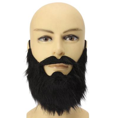 China Polyester Beard For Festival Party Artificial Mustache Men's Makeup Gifts KH287 for sale