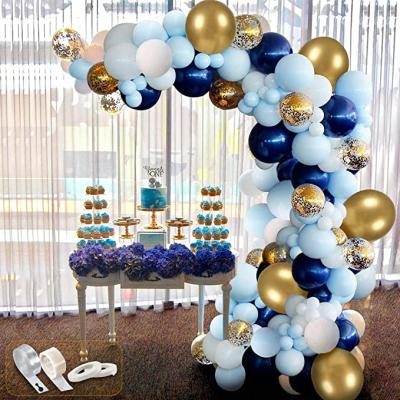 China Eco-friendy Party Balloons with Tie Tool Balloons Strip Tape and Glue Dots Party Supplies for Birthday BP410 for sale