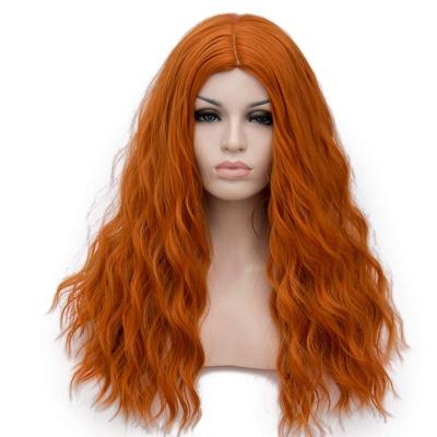 China Long Heat Resistance Fiber Cosplay Wig Natural Hair Wigs Cosplay Costume Synthetic Curly Hair Part Wigs for sale