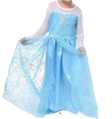 China NEW FROZEN FANTASY QUEEN SNOW PRINCESS DRESS KIDS COSTUME PARTY DRESS ELSA ANNA FASHION DRESS for sale