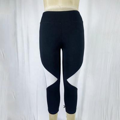 China Wholesale Professional Breathable Bulk Quick Dry Leggings Supplier Workout Black Sports Capris Yoga for sale