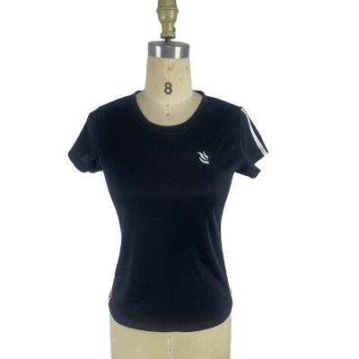 China Women Antibacterial Breathable Fitness Shirt Sport Running T Shirts for sale