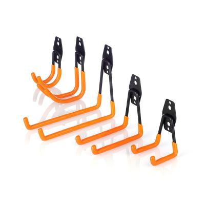 China New Metal Storage Tool 630 Orange Sustainable Household Warehouse Multifunctional Wall Mount Garage Hangers Sweep Heavy Duty Garage Hooks for sale