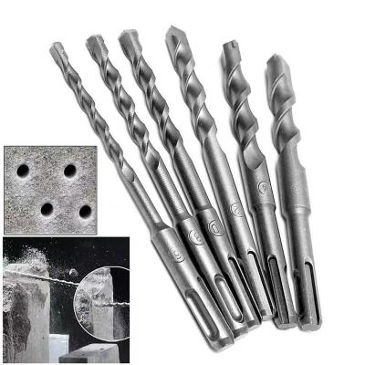 China Industrial Wood Drill Bits Multi-Size Tone Nail Drill Bits Alloy 150mm Square Round Handle Impact Hard Felling Machine Parts Industrial Wooden Drill Bit Set for sale