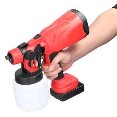 China 18V High Power Household Cordless Detachable Disinfection Sprayer Gun Lithium Battery Electric Power Spray Painting Machine for sale