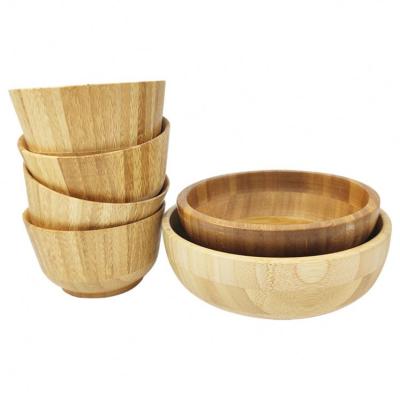 China 2021 Sustainable Trending Wholesale Products China Arcicia Wood And Stainless Steel Salad Bowl for sale