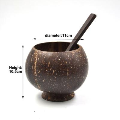 China Factory Direct Sales Sustainable China Factory Price Empty Coconut Bowl for sale