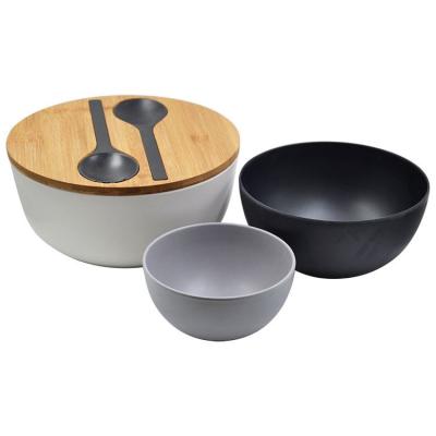 China Eco Sustainable Bamboo Bowl Wholesale Price Factory Supply Compostable Bamboo Fiber for sale