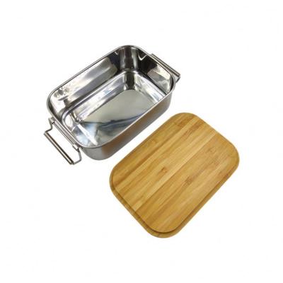 China Fashion Best Sustainable Factory Price Stainless Steel Welcome Lunch Box With PP Lid for sale