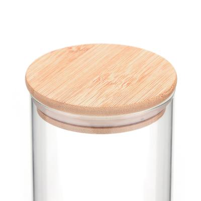 China Sustainable High Tech Good Price Spice Jar Glass With Lid for sale