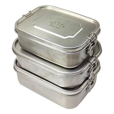 China Leak-Proof 304 Stainless Steel Bento Lunch Box For Kids With Compartment for sale