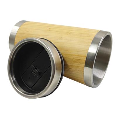 China Sustainable Modern Simplicity Quality Assurance Stainless Steel Bamboo Vacuum Flask for sale