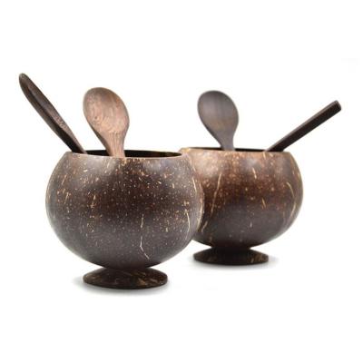 China Good Price Sustainable Wholesale Custom Coconut Shell Set 3 Bowl for sale