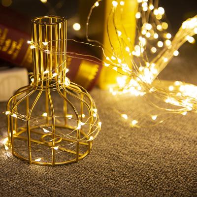 China WANLI string factory direct sales of beautiful colorful starry Christmas lights copper wire fairy lights room outdoor decoration for sale