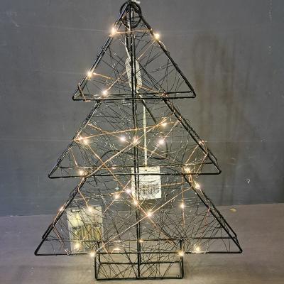 China Christmas copper wire lights with Christmas tree light for sale