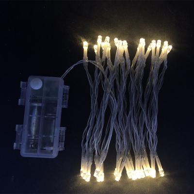 China Outdoor Decoration DIY 40 L Outdoor String Light Warm Fairy Wire LED String Christmas Lights Waterproof for sale