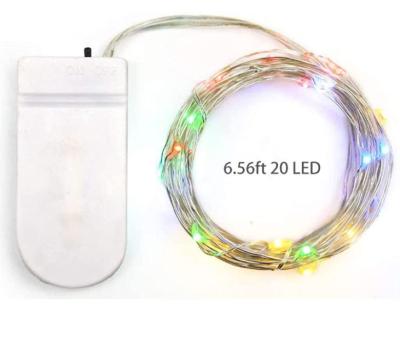 China String Led String Light 20 L Mini Warm White Led Copper Wire Light Holiday Festival Lamp Christmas Light for sale