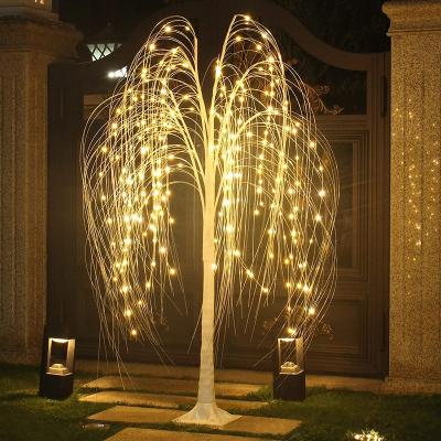 China Willow Tree 1.5m Christmas LED Fairy Pattern Lights Warm White For Halloween Party Wedding Indoor Outdoor Garden for sale