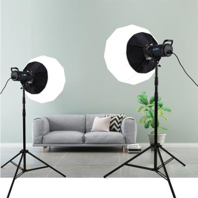 China Adjustable color tempurate 150W LED light set photographic lighting photo studio with light stand for sale