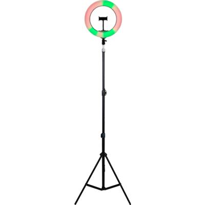 China 2021 New 36cm High Configuration RGB 14 Inch PORTABLE Led Ring Light for sale