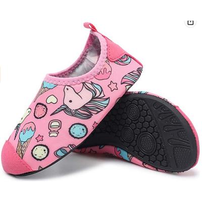 China Active Sports Newcomers Unisex Toddler Soft Kids Swim Water Barefoot Shoes With Quick Dry Toes Kids Boys Girls Beach Shoes for sale