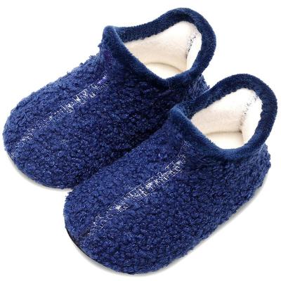 China Lightweight Anti-Slippery Indoor Baby Room Kids Toddler Sock Rubber Unique Home Shoes Slippers For Boys Girls for sale