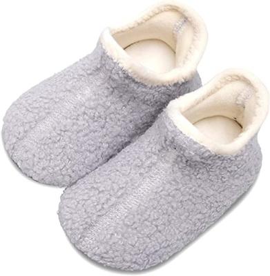 China Lightweight Anti-Slippery Indoor Baby Room Kids Toddler Sock Rubber Unique Home Shoes Slippers For Boys Girls for sale