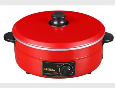 China Sustainable Thailand Quality Smooth Surface Heating Pan Electric Fryer for sale