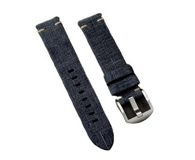 China High Quality Italian Leather Weaving Customizable Watch Band in Pattern Strap Size and Color Leather for sale