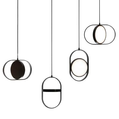 China Modern Devils Eye Rotation Simple Creative Modern Led Pendant Lamp Black Dining Hall Decorative Pendant Light for sale