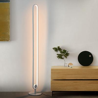 China High Quality Modern Double-Layer Modern Stepless Remote Control Round LED Floor Lamp for sale