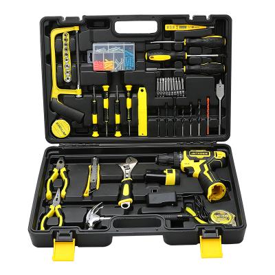 China 117pcs Automatic Heavy Duty Electric Maintenance Impact Drill Tool Kit Drill Driver Combination Set Box for sale