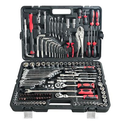 China New Products 150pcs Full Auto Repair Tools Toolkit Used For Car Auto Repair, Hot Sale Household Tool Kit With Socket Wrench Tool Kit for sale