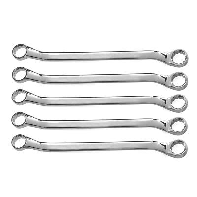 China Carbon Steel FUNCTIONAL MULTI Ring Spanner Set 10pcs Multifunctional Double Ring Spanner Set 5.5-27mm for sale