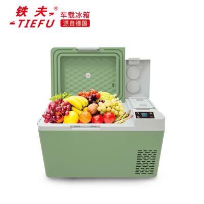 China 25l 12v 24v Refrigerators Mini Fridge Freezer Luxury Camping Portable Car For Car for sale